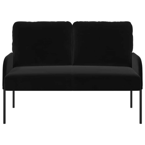 Banken met kussen 110cm Zwart Multiplex 4