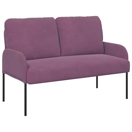 Banken met kussen 110cm Paars Multiplex 2