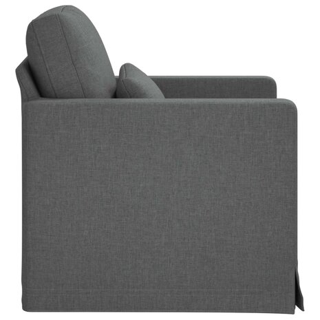 Bank Donkergrijs 78 x 78 x 80 cm Stof 5
