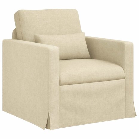 Bank Cr&egrave;me 78 x 78 x 80 cm Stof 2