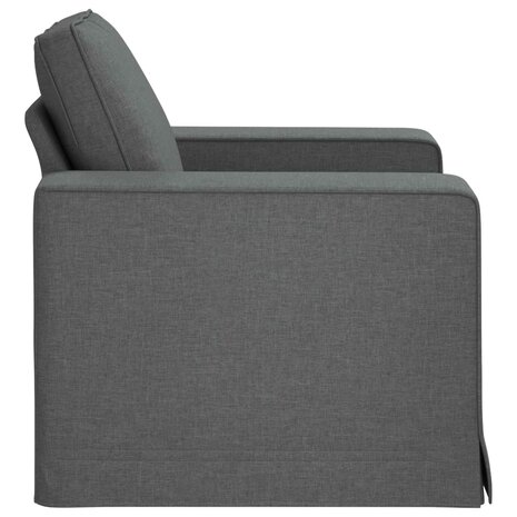 Bank Donkergrijs 103 x 80 x 82 cm Stof 5