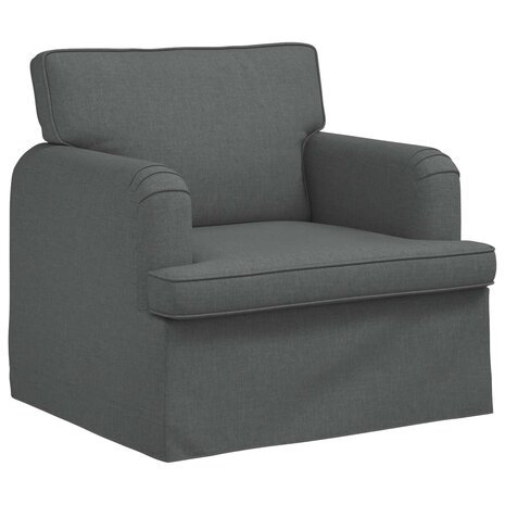 Bank Donkergrijs 84 x 80 x 85 cm Stof 2