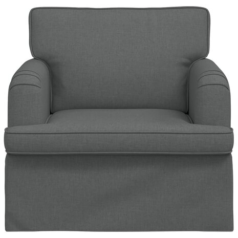 Bank Donkergrijs 84 x 80 x 85 cm Stof 4