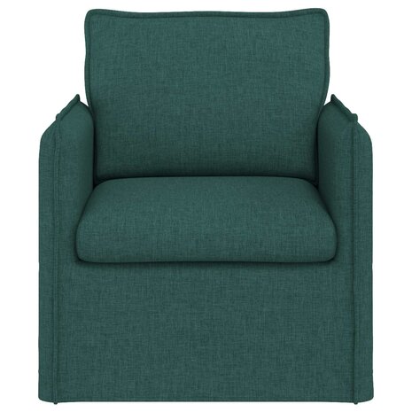 Bank Donkergroen 195 x 82 x 85 cm Stof 4
