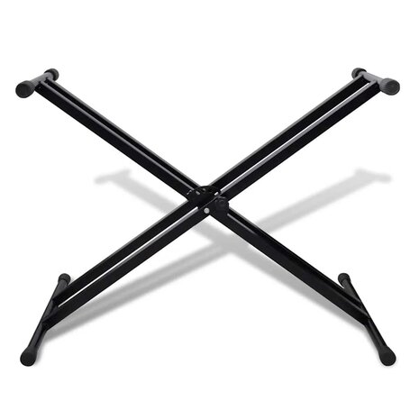 Verstelbare keyboardstandaard dubbel X-frame 2