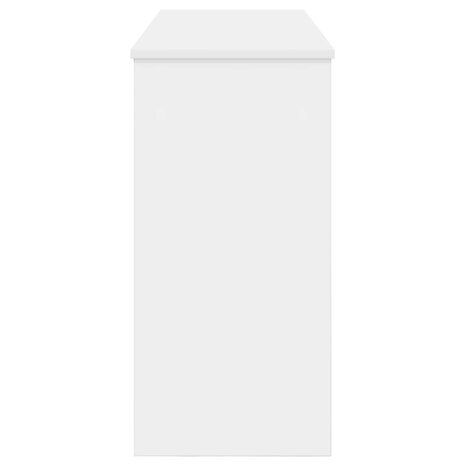 Keyboardstand Wit 120 x 32 x 64 cm Bewerkt hout 6