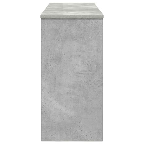 Keyboardstand Beton Grijs 120 x 32 x 64 cm Bewerkt hout 6