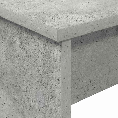 Keyboardstand Beton Grijs 120 x 32 x 64 cm Bewerkt hout 8