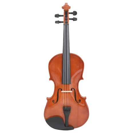 Vioolset met strijkstok en kinsteun 4/4 donkerhoutkleurig 3