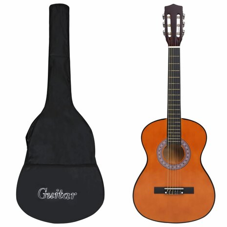 Gitaar klassiek beginner met tas 3/4 36" 1