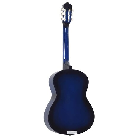 Gitaar klassiek beginner 4/4 39" lindenhout blauw       5