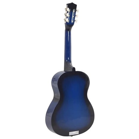 Gitaar klassiek beginner en kinderen 3/4 36" blauw      5