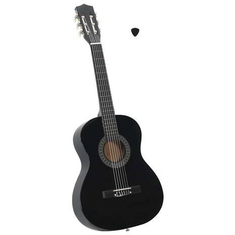 Gitaar klassiek beginner en kinderen 3/4 36" zwart 1