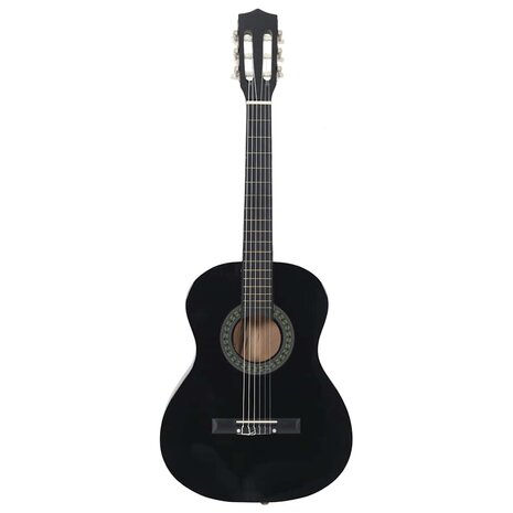 Gitaar klassiek beginner en kinderen 3/4 36" zwart 3