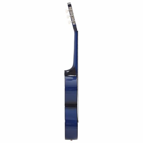 8-delige Gitaarset klassiek beginner 1/2 34" blauw    5
