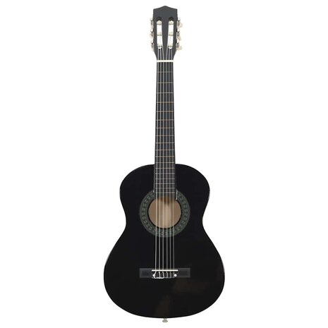 Gitaar klassiek beginner en kinderen 1/2 34" zwart 3