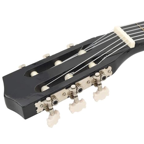 Gitaar klassiek beginner en kinderen 1/2 34" zwart 8
