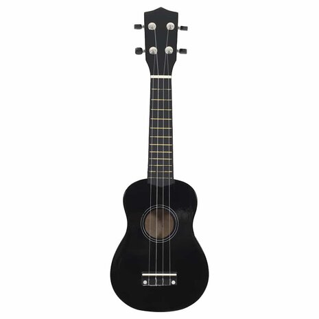 Ukuleleset met tas voor kinderen sopraan 21'' zwart 3