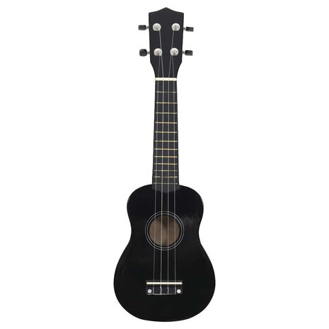 Ukuleleset met tas voor kinderen sopraan 23'' zwart 3