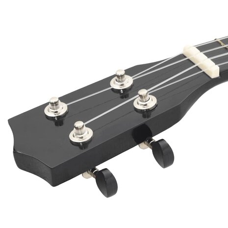 Ukuleleset met tas voor kinderen sopraan 23'' zwart 7
