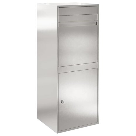 Pakketbrievenbus Zilver 47,5 x 38 x 59 cm Roestvrij staal 2