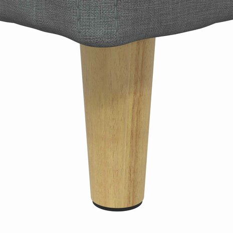 Opslag ottoman met kussen Donkergrijs 40 x 40 x 45 cm Stof 8