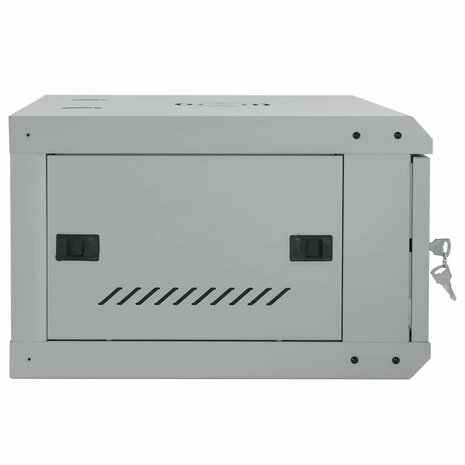 Netwerkkast met opslag Grijs 60 x 45 x 28 cm Staal 4