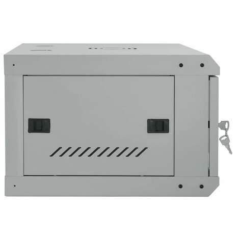 Netwerkkast met opslag Grijs 60 x 45 x 35 cm Staal 4