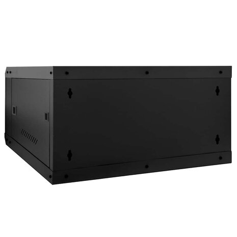 Netwerkkast met opslag Zwart 60 x 60 x 35 cm Staal 5