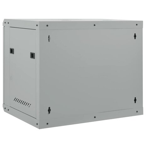 Netwerkkast met opslag Grijs 60 x 45 x 50 cm Staal 5