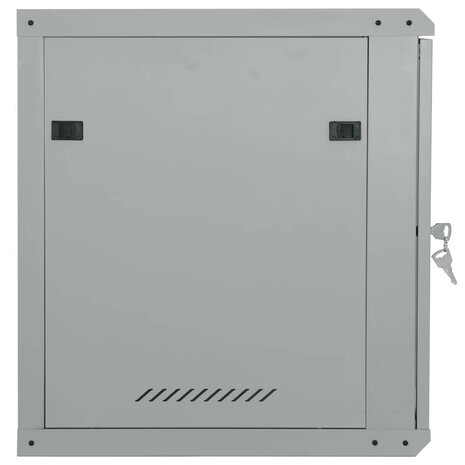 Netwerkkast met opslag Grijs 60 x 60 x 50 cm Staal 4