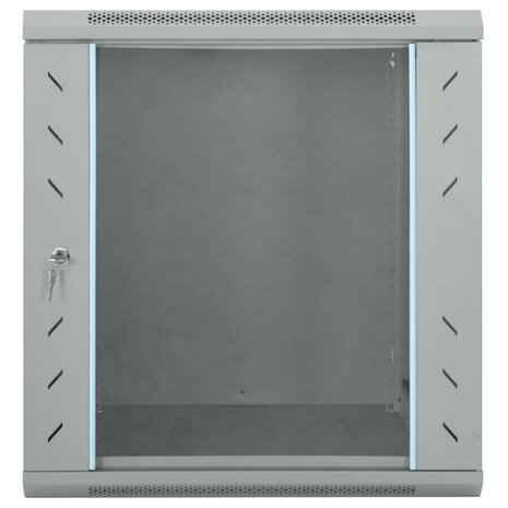 Netwerkkast met opslag Grijs 60 x 60 x 65 cm Staal 3