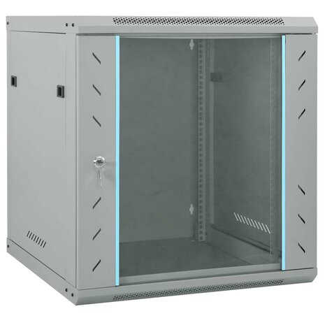 Netwerkkast met opslag Grijs 60 x 45 x 65 cm Staal 1