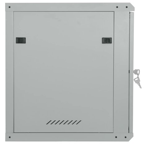 Netwerkkast met opslag Grijs 60 x 45 x 65 cm Staal 4