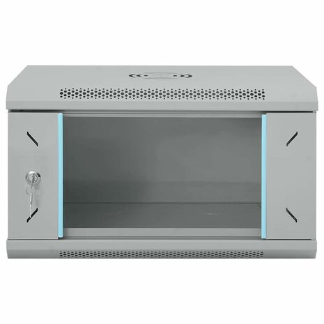Netwerkkast met opslag Grijs 53 x 45 x 30 cm Staal 3