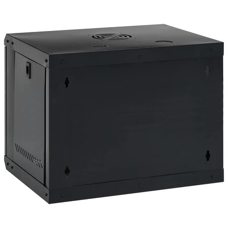 Netwerkkast met opslag Zwart 53 x 45 x 45 cm Staal 5