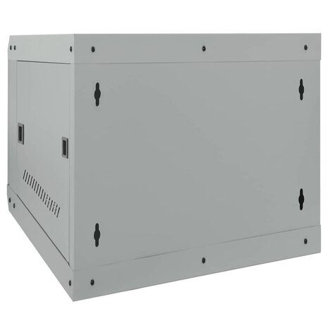 Netwerkkast met opslag Grijs 53 x 60 x 45 cm Staal 5