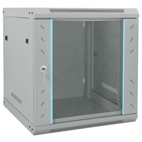 Netwerkkast met opslag Grijs 53 x 60 x 60 cm Staal 1