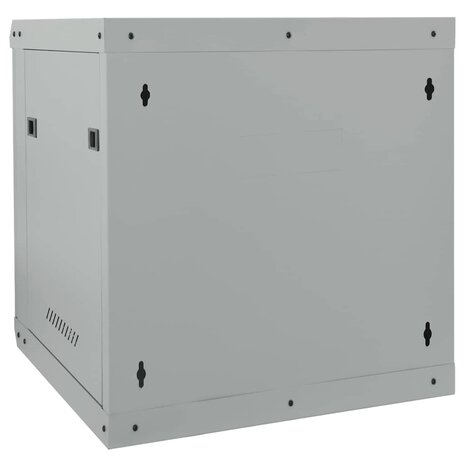 Netwerkkast met opslag Grijs 53 x 60 x 60 cm Staal 5