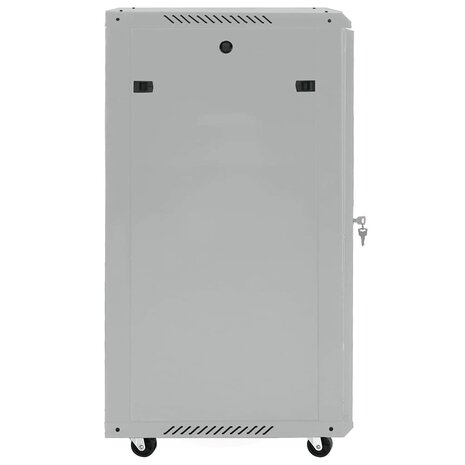 Netwerkkast met opslag Grijs 60 x 60 x 80 cm Staal 4