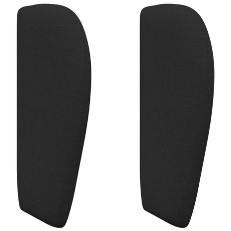 Hoofdbord oor Zwart 40 x 23 x 6 cm Stof 2