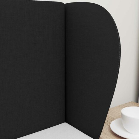 Hoofdbord oor Zwart 40 x 23 x 6 cm Stof 4