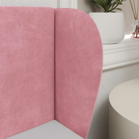 Hoofdbord oor Roze 40 x 23 x 6 cm Fluweel 4