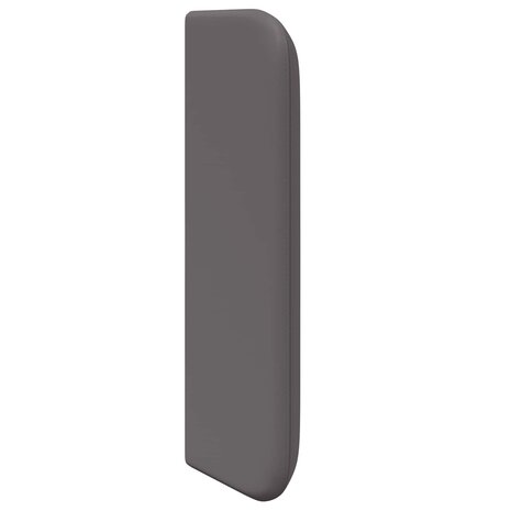 Hoofdbord oor 2 pcs Grijs 40 x 16 x 5 cm Multiplex en Kunstleer 5