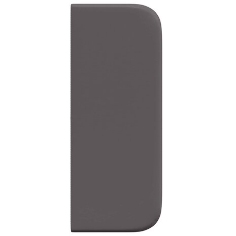 Hoofdbord oor 2 pcs Grijs 40 x 16 x 5 cm Multiplex en Kunstleer 7
