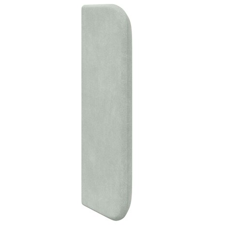 Hoofdbord oor Lichtgrijs 40,5 x 40,5 x 4 cm Fluweel 5