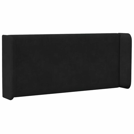 Hoofdbord oor Zwart 40,5 x 40,5 x 4 cm Fluweel 3