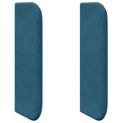 Hoofdbord oor Blauw 40,5 x 40,5 x 4 cm Fluweel 2