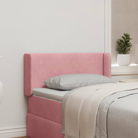 Hoofdbord oor Roze 40,5 x 40,5 x 4 cm Fluweel 1