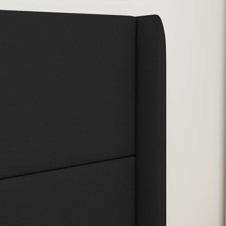 Hoofdbord oor Zwart 80 x 16 x 4 cm Stof 4